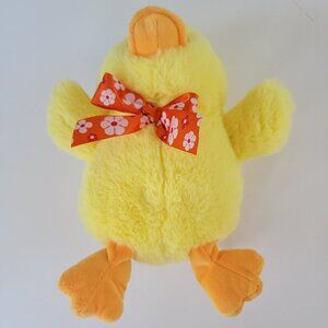 Fluffy yellow chick plush, stuffed animal - new